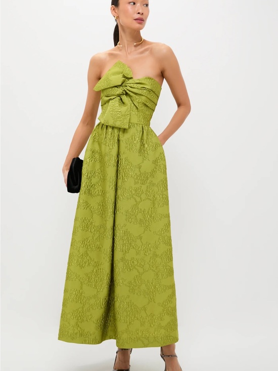 Tuckernuck Dresses & Skirts - Tuckernuck Brocade Metallic Strapless Kathleen Gown